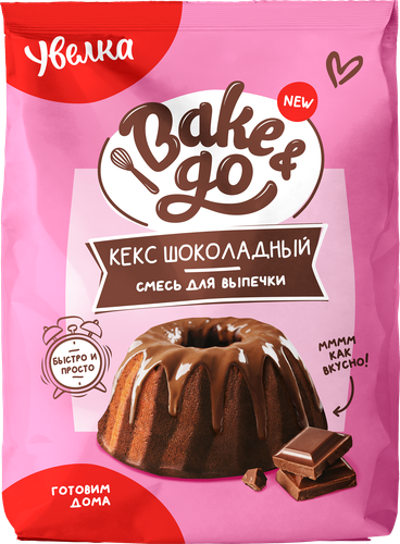 

Смесь Увелка Bake&Go Кекс шоколадный 300 г