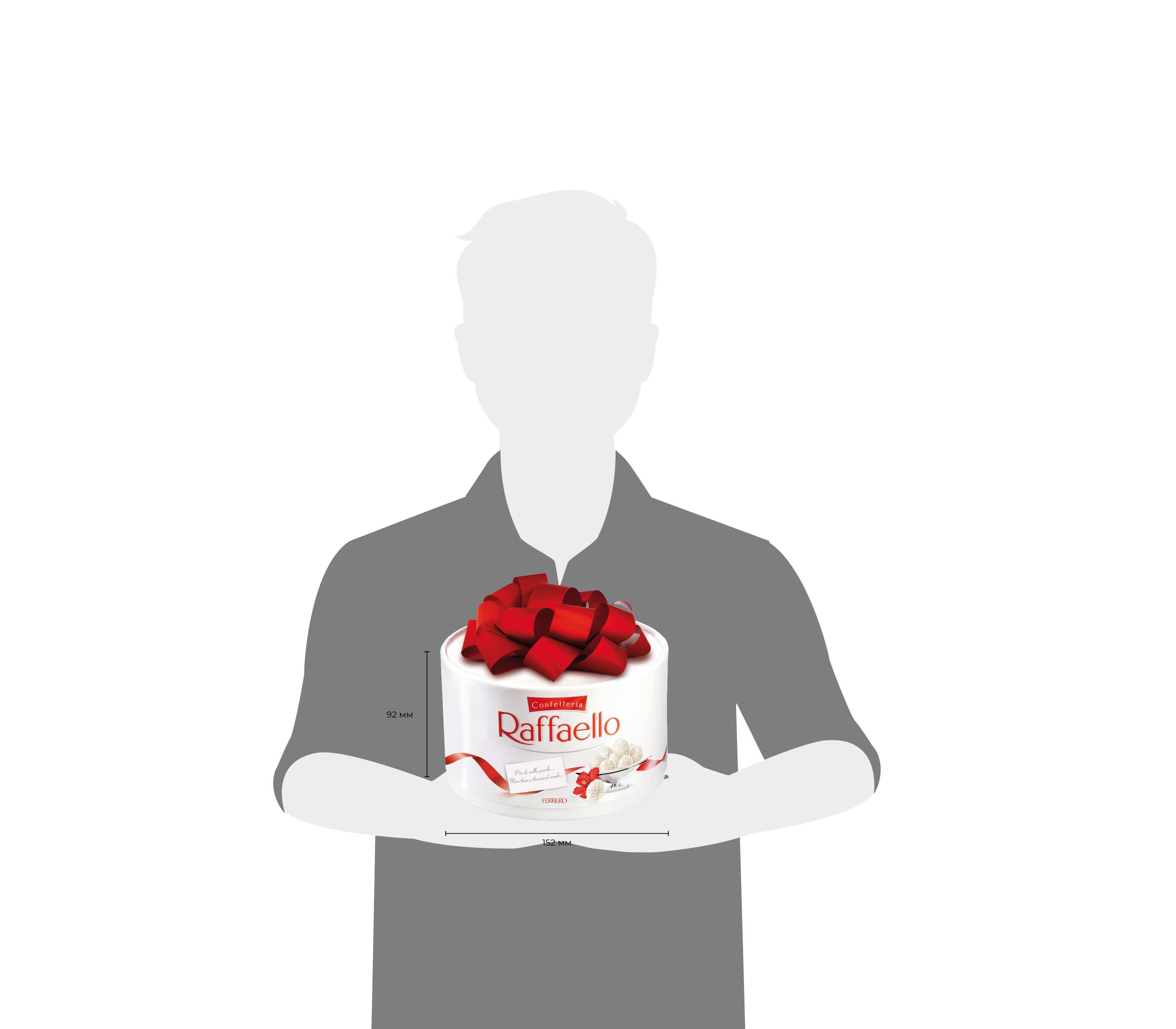 

Набор конфет Raffaello с цельным миндалем в кокосовой обсыпке 200 г