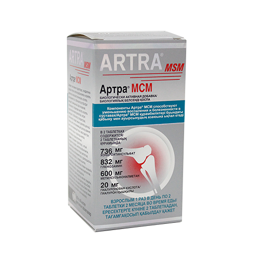 Артра MСM № 60 табл п/плён оболоч