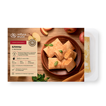 

Блины Азбука Вкуса с яблоком 320 г