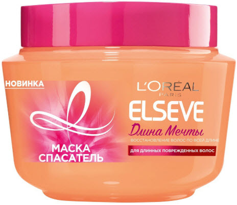 

Маска для волос Elseve L'Oreal Paris Длина Мечты для длинных поврежденных волос с кератином 300 мл