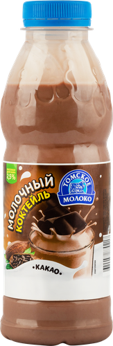 

Коктейль молочный Томское молоко Какао 2.5% 500 г