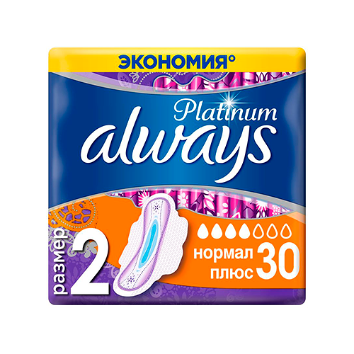Прокладки Always Platinum Ultra Normal plus 30 шт