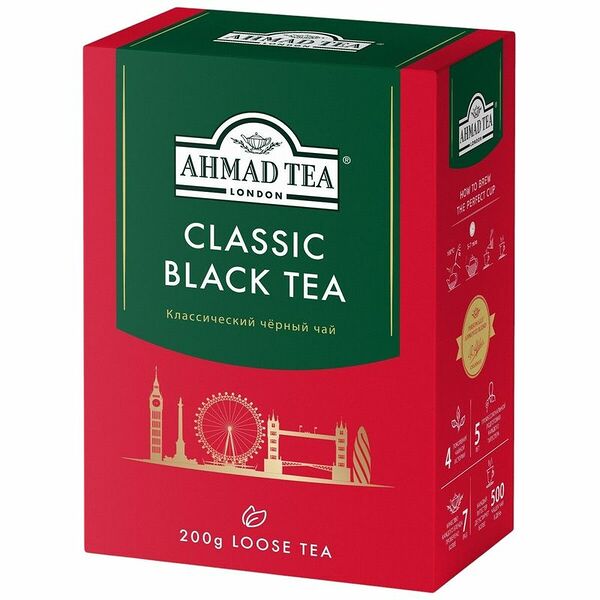 Чай черный Ahmad tea Классический среднелистовой 200 г
