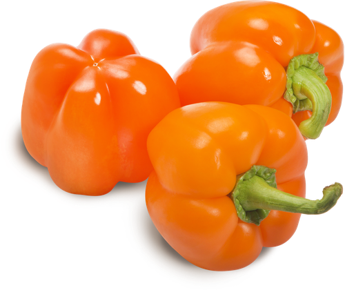 

Перец оранжевый вес