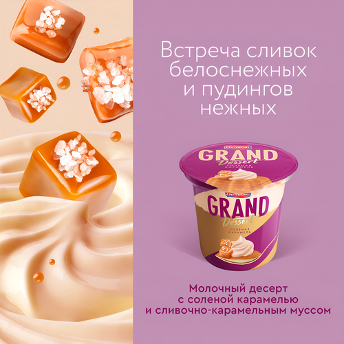 

Пудинг Ehrmann Grand Dessert Солёная карамель 4.7% 200 г