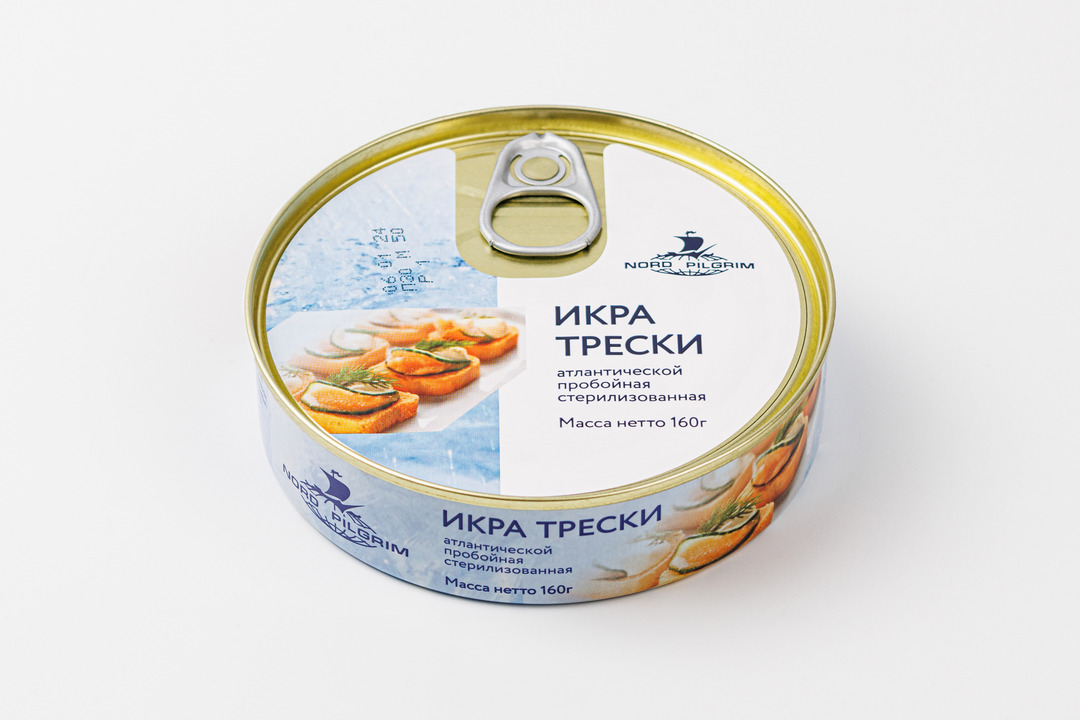 

Икра трески атлантической Nord Piligrim 160 г