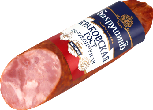 

Колбаса полукопченая Бахрушинъ Краковская 170 г