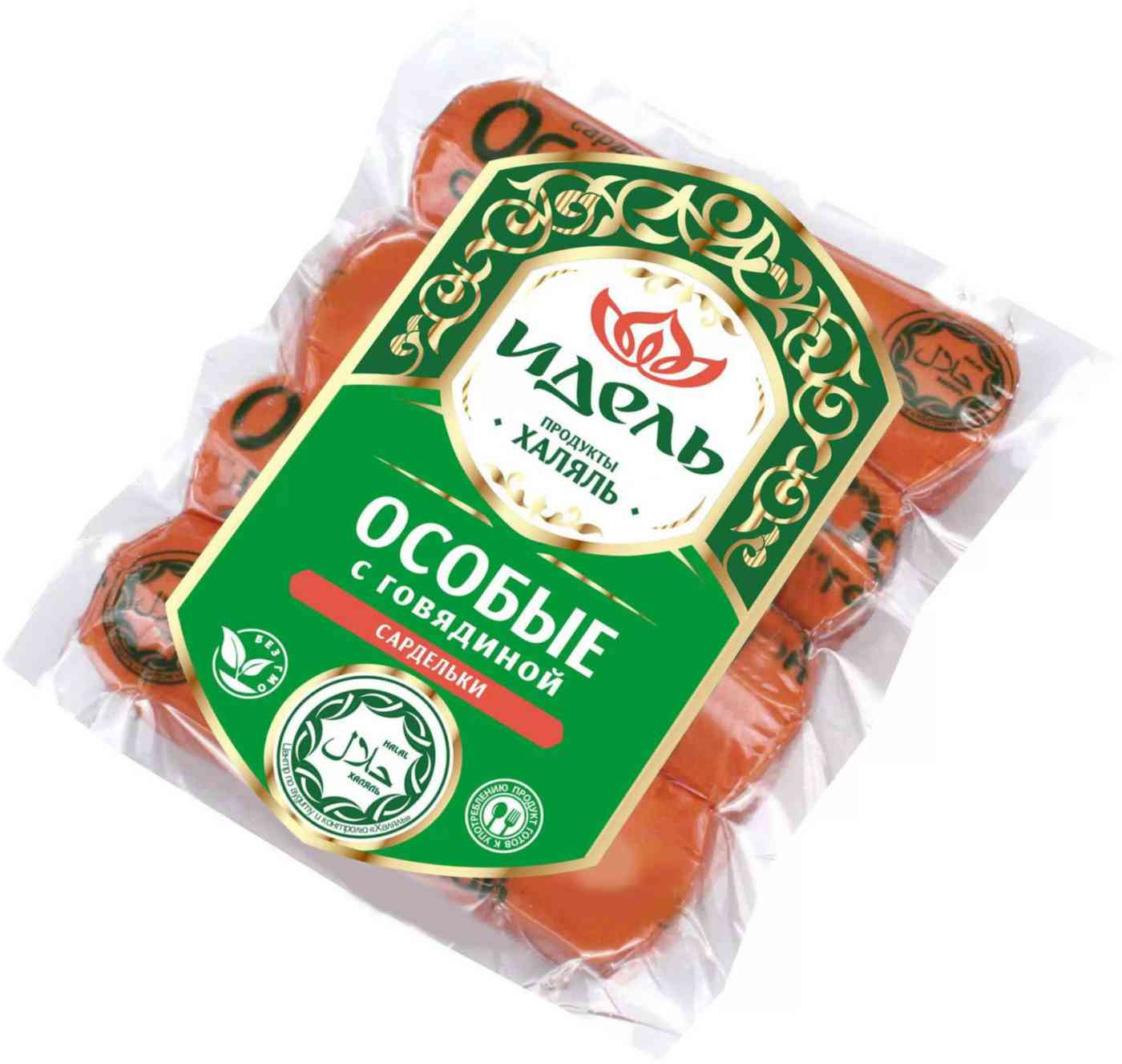 

Сардельки Идель Особые с говядиной Халяль 300 г