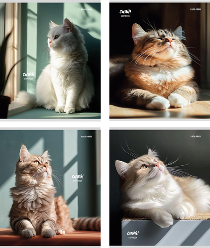 

Тетрадь Prof-Press Котики на солнце клетка 48 листов 1 шт., дизайн в ассортименте