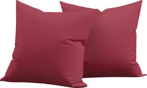

Набор наволочек Homeclub 70x70 см бордовый страйп-сатин 2 шт