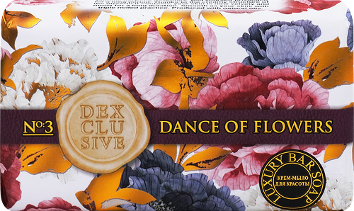 Крем мыло DexClusive Dance of flowers, кусковое 150 г