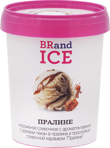

Мороженое BRandICE Пралине 8.5%, 300 г