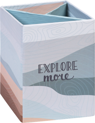 

Подставка для канцелярии Крок&Дилли Explore 10х7.5х7.5 см