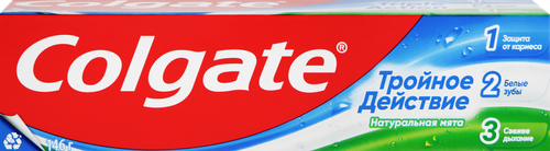 

Зубная паста Colgate Тройное действие натуральная мята 146 г