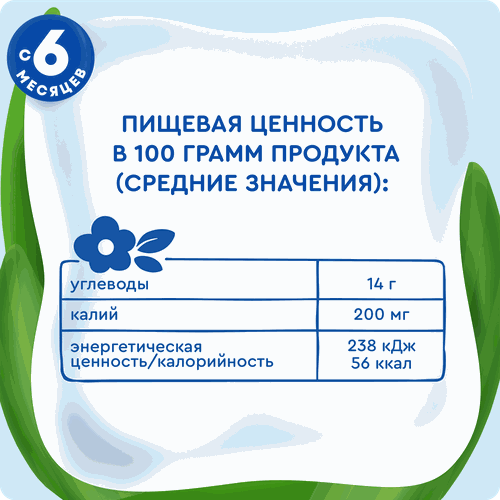 

Пюре фруктовое детское Агуша Мультифрукт в мягкой упаковке с 6 месяцев 90 г