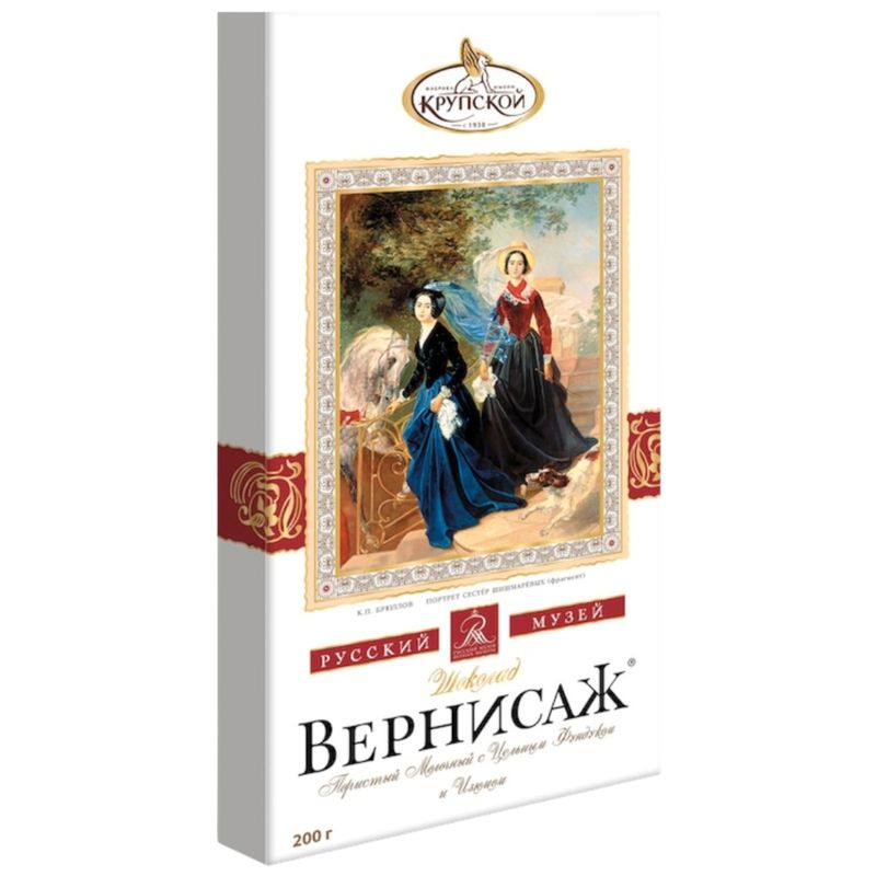 

Шоколад горький Фабрика имени Крупской Вернисаж премиальный 88 г