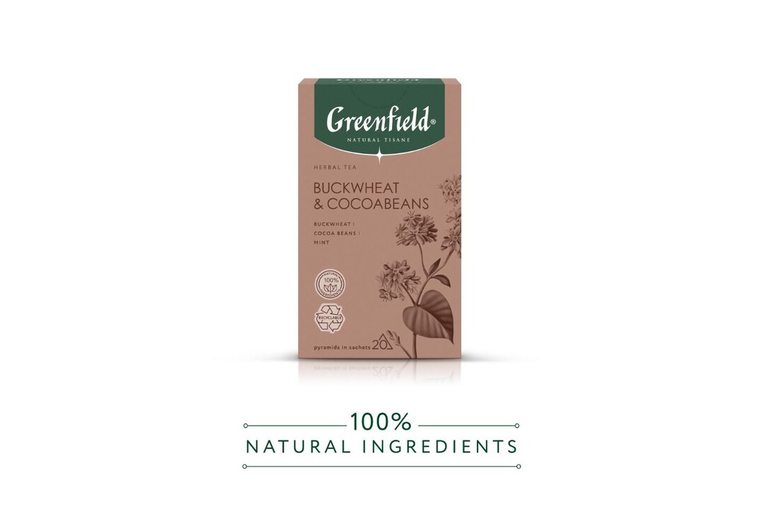 

Чай травяной Greenfield Buckwheat & Cocoabeans, 20 шт. х 1.8 г, 36 г