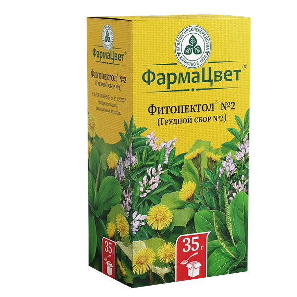 Фитопектол №2 (Грудной сбор №2) измельченный 35 г
