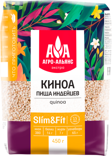 

Киноа Агро-Альянс Slim & Fit 450 г