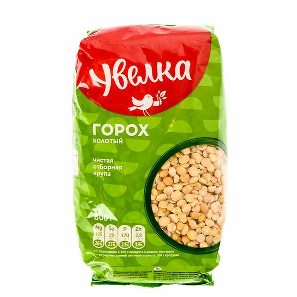 Горох Увелка колотый 800 г