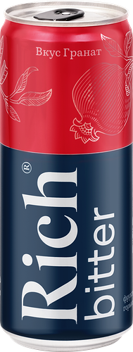 Напиток безалкогольный Rich bitter гранат 330 мл