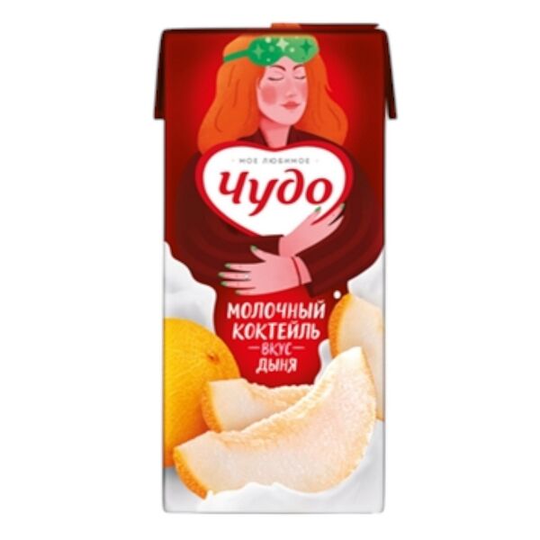 Коктейль молочный дыня 2% Чудо