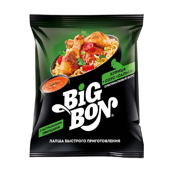 Лапша, BIG BON, 75 г, в ассортименте