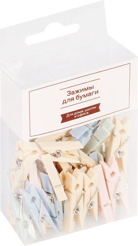 

Набор канцелярских прищепок Лента 35 шт