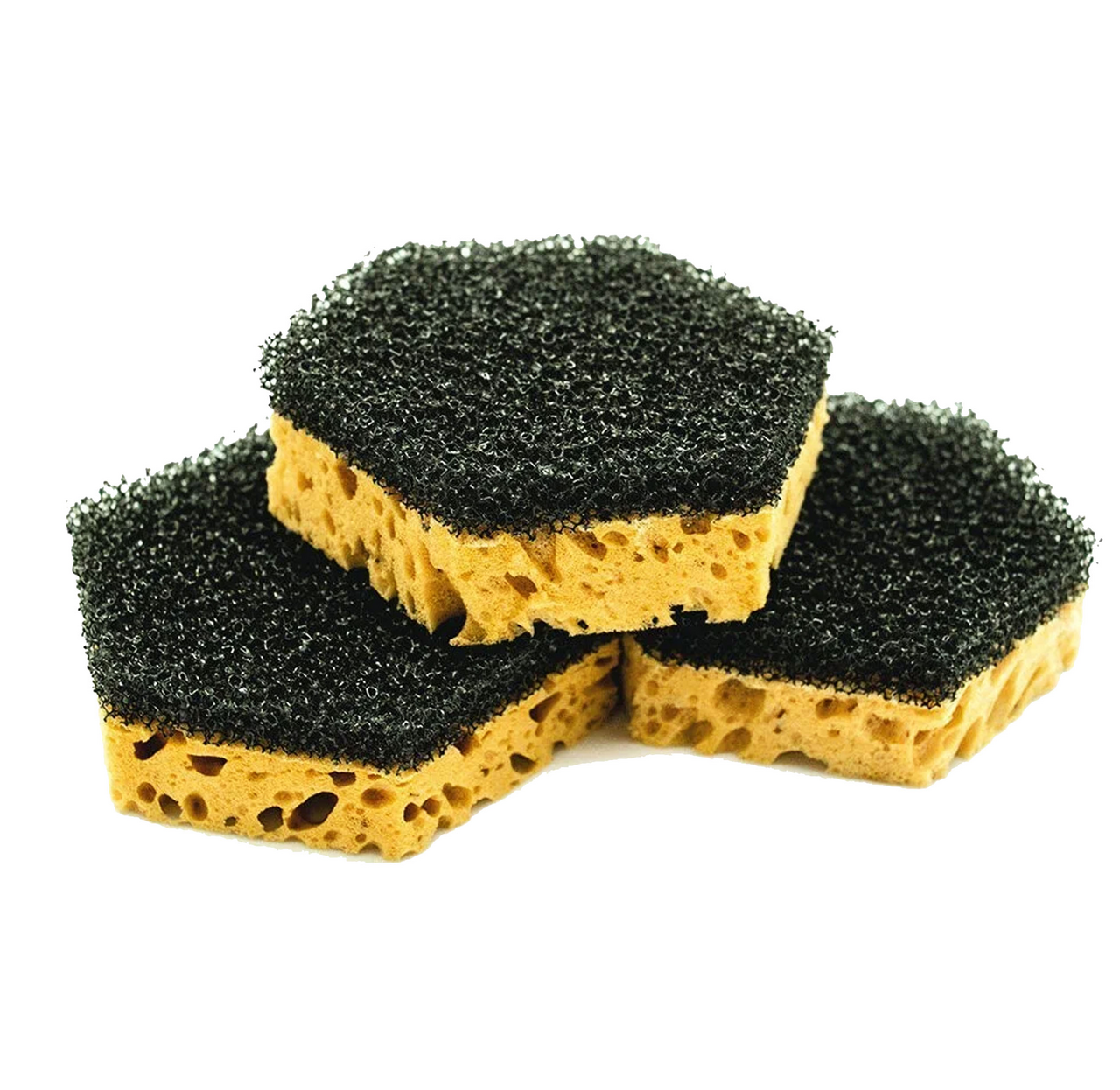 

Губки для посуды Lomberta ретикулированные 9x8x3.2 см, 3 шт