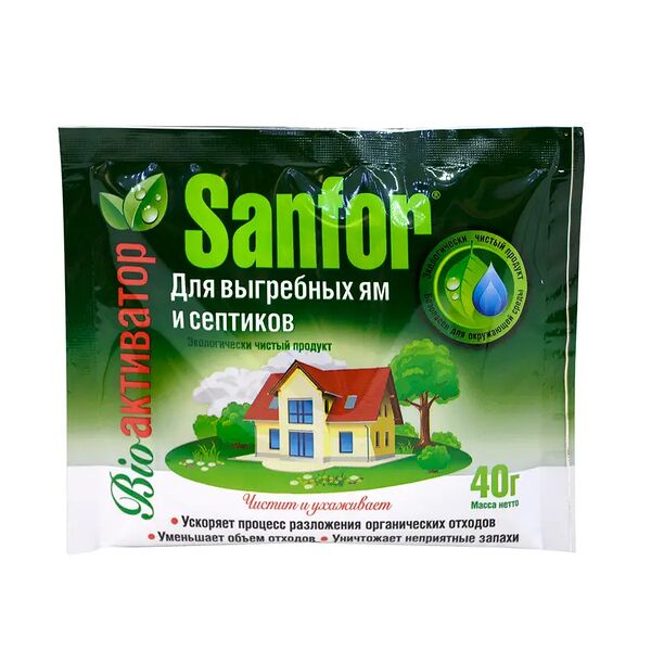 Средство для выгребных ям, Sanfor, 40 г