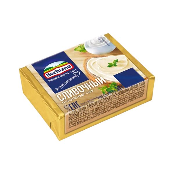 Сыр плавленный HOCHLAND сливочный жир 35% блочки 50г
