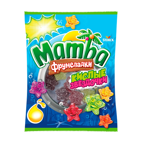 Конфеты Mamba жевательные кислые звездочки 70 г