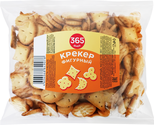 

Крекер 365 дней фигурный 200 г