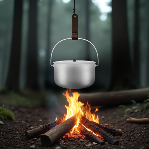 

Котелок Actiwell цилиндрический матовый 6 л алюминий