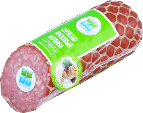 

Колбаса варено-копченая Окраина сервелат ореховый 355 г