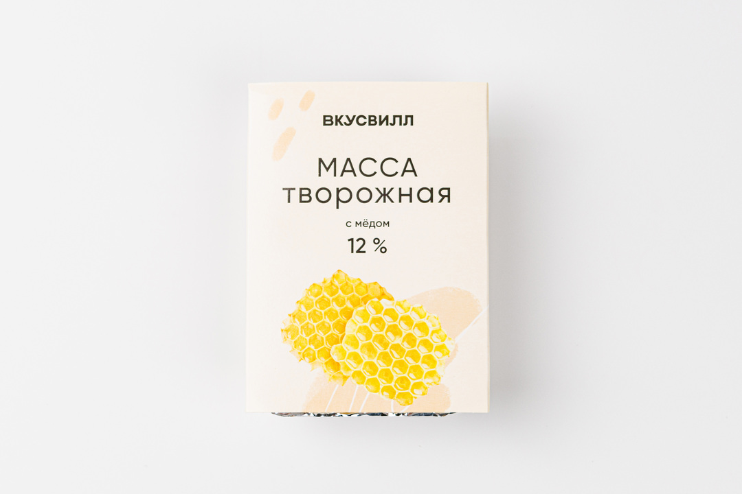 

Творожная масса ВкусВилл с медом 12% 150 г