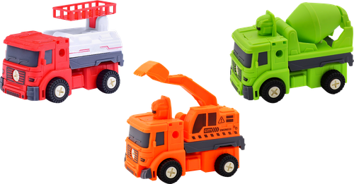 

Игрушка Funky Toys Трансформер-конструктор с отверткой 3в1, 9 видов, в ассортименте 1 шт