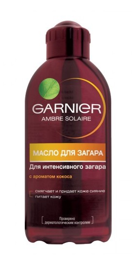 

Масло Garnier Ambre Solaire для интенсивного загара с маслом кокоса 200 мл