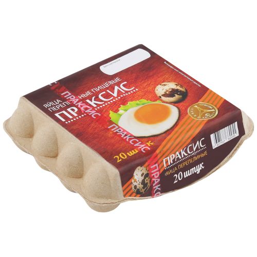 

Яйца перепелиные Праксис пищевые 20 шт.
