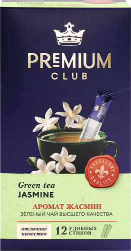 Чай зеленый Premium Club с жасмином 12 шт 24 г