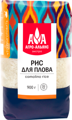 

Рис для плова Агро-Альянс Экстра 900 г