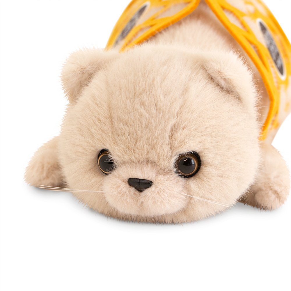 

Игрушка мягкая Orange Toys Кот Барсик в сумке бежевый 35 см