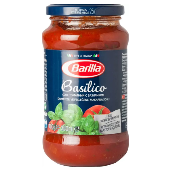 

Соус Barilla Basilico томатный с базиликом 400 г
