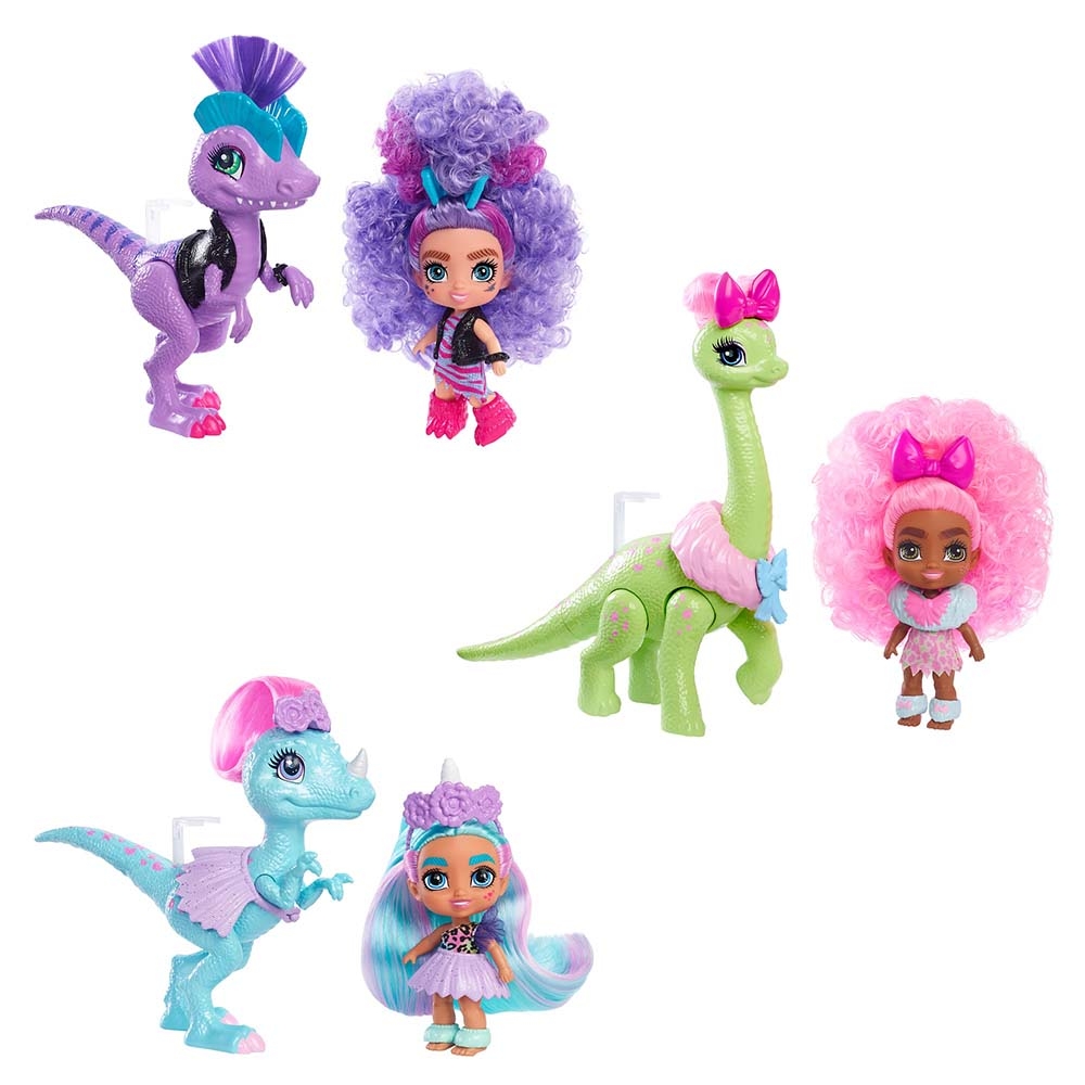 

Набор игровой Cave Club Пещерные малыши Кукла с динозавром 1 шт в ассортименте