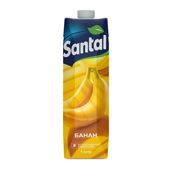 Нектар банановый Santal, 1 л