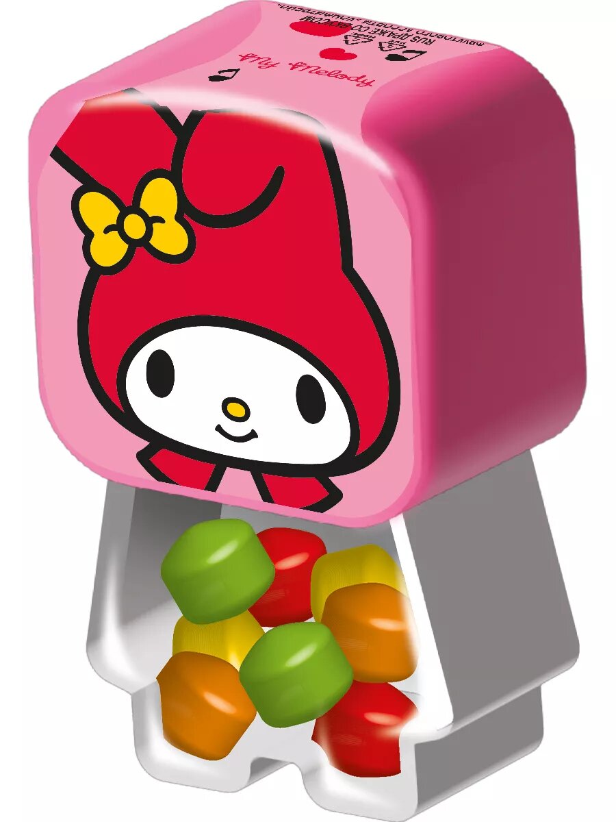 

Драже Kuromi My Melody со вкусом фруктового ассорти, дизайн в ассортименте 7 г