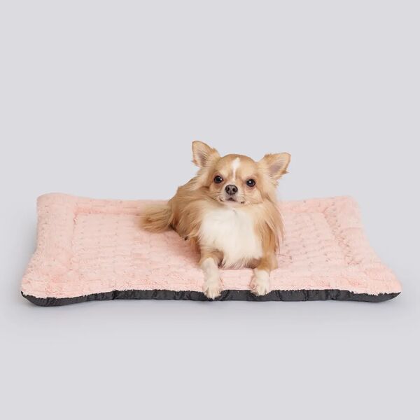 Подстилка для кошек и собак мелких пород, 60х40х5 см, розовая