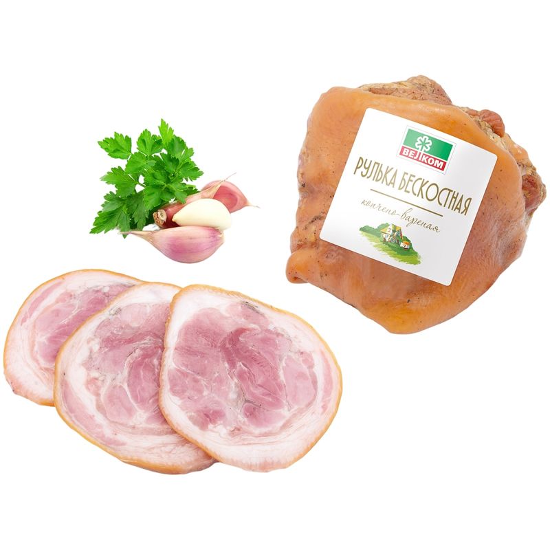 

Велком Рулька бескостная копчено-вареная, вес