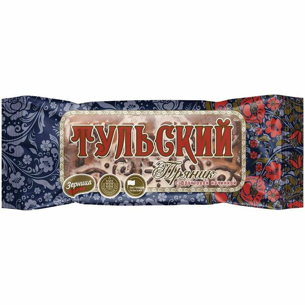 Пряник Зерница Тульский с фруктовой начинкой 140 г